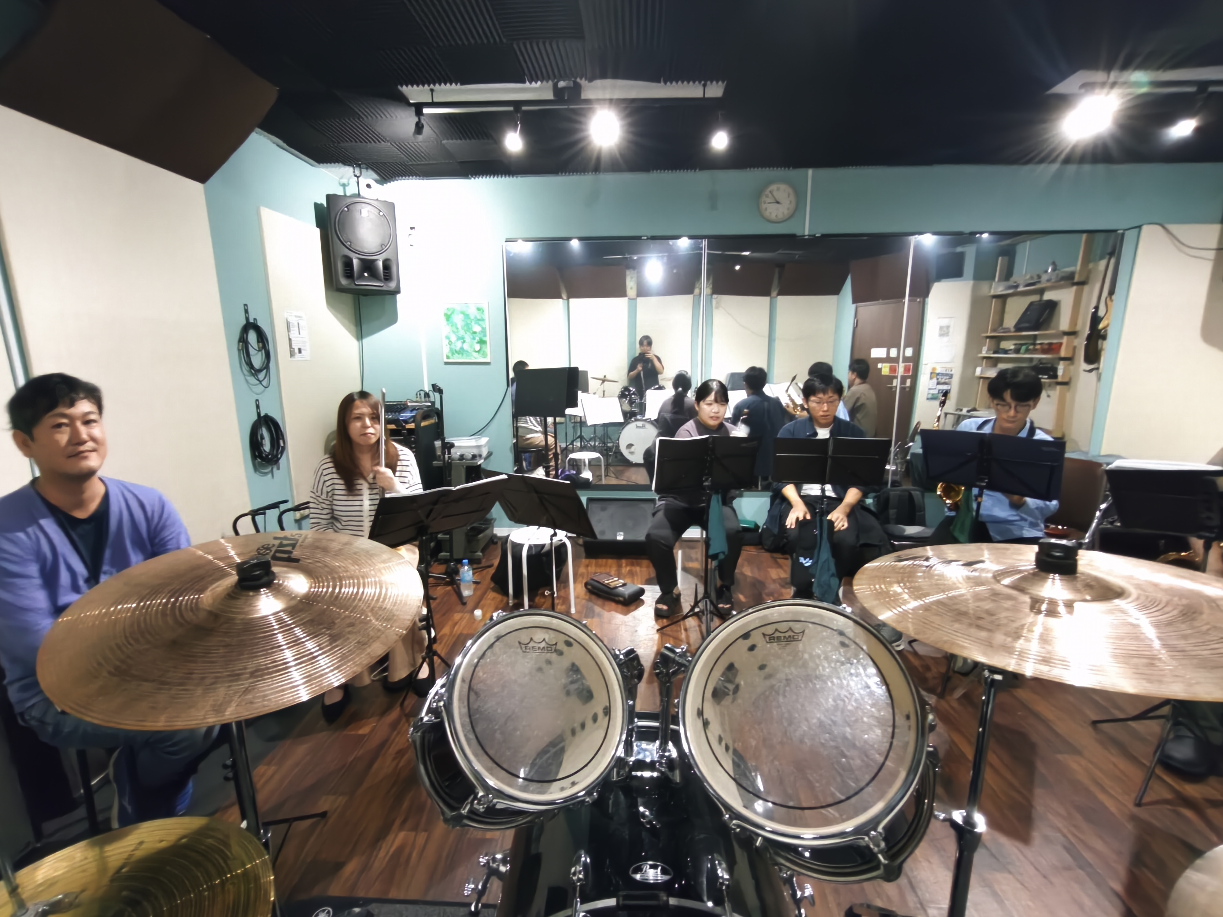 本日の練習風景